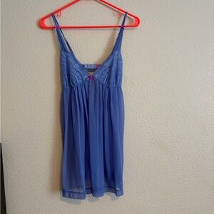 Betsey Johnson Y2K Babydoll Sheer Chemise